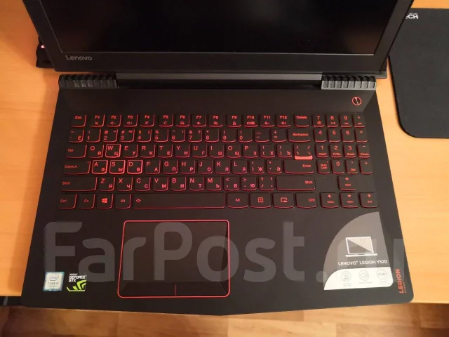 Lenovo Legion Y520-15IKBN. 15.6", 2,5����, ��� 12 ��, WiFi: 1, Bluetooth: 1 ����