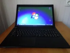 Lenovo B590. 15.6", 1,9����, ��� 2048 ��, ���� 500���, WiFi: 1, Bluetooth: 1, ����������� �� 4��. ����