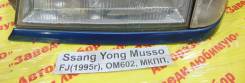 Накладка на фару Ssang Yong Musso Ssang Yong Musso 1993.09.14, левая передняя в Кемерово Накладка на фару Ssang Yong Musso Ssang Yong Musso 1993.09.14, левая передняя
