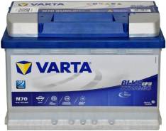 Аккумулятор Varta BD EFB N70 70 a/ч (Цена со скидкой 10234 руб! ) в Хабаровске Varta. 70 А.ч., Обратная (левое), производство Европа