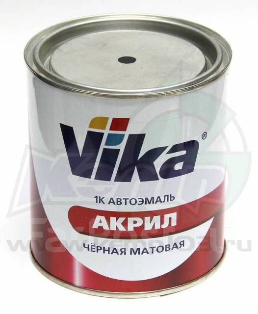 VIKA Однокомпонентная черная матовая автоэмаль - Автохимия и .