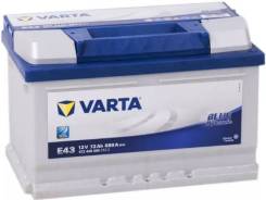 Аккумулятор Varta Blue Dynamic E43 72 a/ч (Цена со скидкой 6555 руб! ) в Хабаровске Varta. 72 А.ч., Обратная (левое), производство Европа