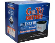 Аккумулятор Global Yuasa MF 80D23L 65 А/ч (Цена со скидкой 4962 руб! ) в Хабаровске GS Yuasa. 65 А.ч., Обратная (левое), производство Корея