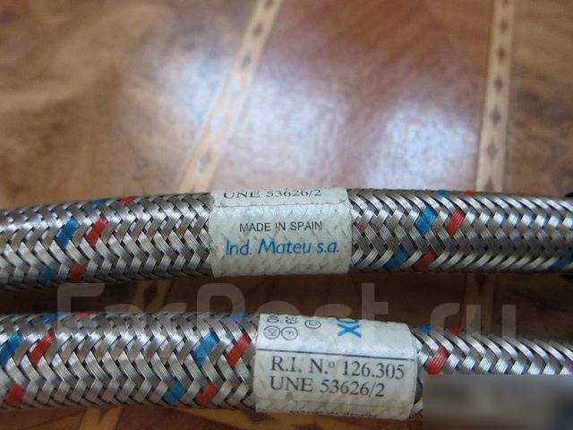 Подводки Шланги сантехнические в металл. оплетке ` Spain, в наличии во ...