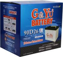 Аккумулятор Global Yuasa MF 90D26L 80 А/ч (Цена со скидкой 5966 руб! ) в Хабаровске GS Yuasa. 80 А.ч., Обратная (левое), производство Корея