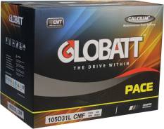 Аккумулятор Globatt 105D31 L/R 90 А/ч (Цена со скидкой 4605 руб! ) в Хабаровске Globatt. 95 А.ч., Обратная (левое)