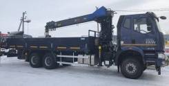 FAW, 2019 в Благовещенске FAW. Бортовой автомобиль 732755 15т с КМУ 8 тонн HIAB 190TM-6, 8 600 куб. см., 15 000 кг., 6x4. Под заказ