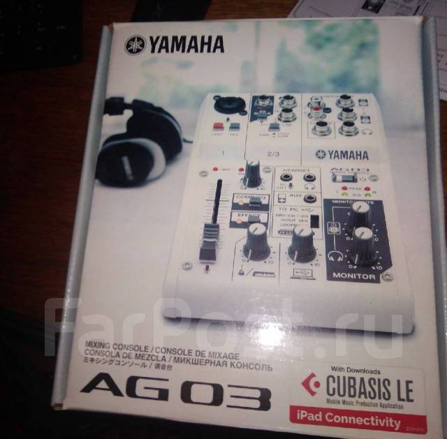 Звуковая карта yamaha ag03