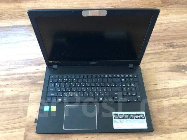 Acer Aspire E15. 15.4", 2����, ��� 6 ��, ���� 1 128���, WiFi: 1, Bluetooth: 1, ����������� �� 4��. ����