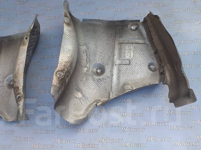 Тепловой экран над глушителем Mercedes S-Class W221 купить в ...