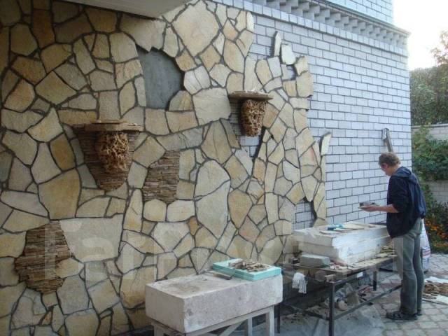 Декор стены под камень своими руками Клей плиточный для гранита и камня "Ультра" от завода, в наличии. Цена: 497 ₽ во