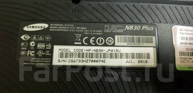 Samsung NB30. 10", ��� 1024 ��, ���� 250���, WiFi: 1, ����������� �� 3��. ����