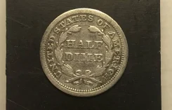 ��� 1/2 �����, 1854 Seated Liberty Half Dime ��� ��������� ����� ����