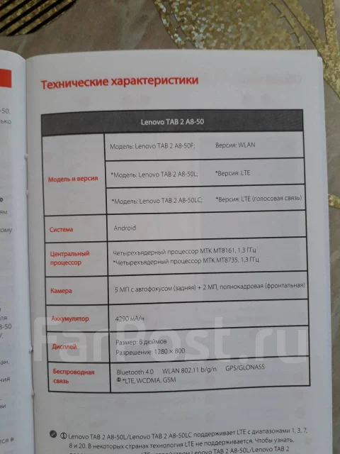 Lenovo Tab 2 A8-50 ����
