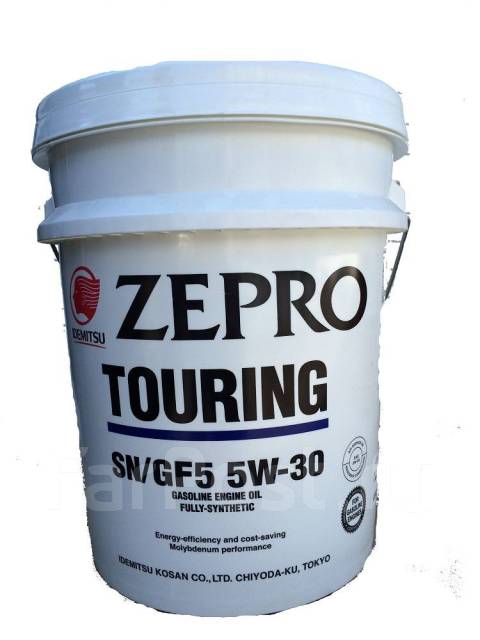  Zepro Touring 5w30 SN из бочки 1L + Замена 300р, синтетическое .