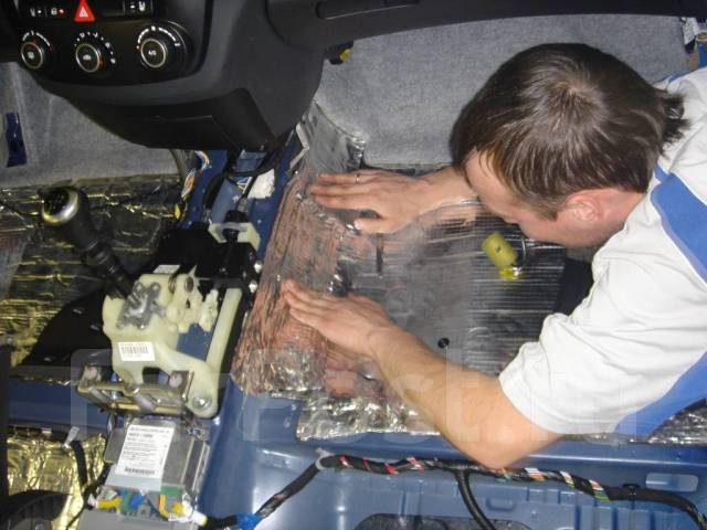 Установка автомагнитол, динамиков. Камер заднего хода. Шумоизоляция во ...