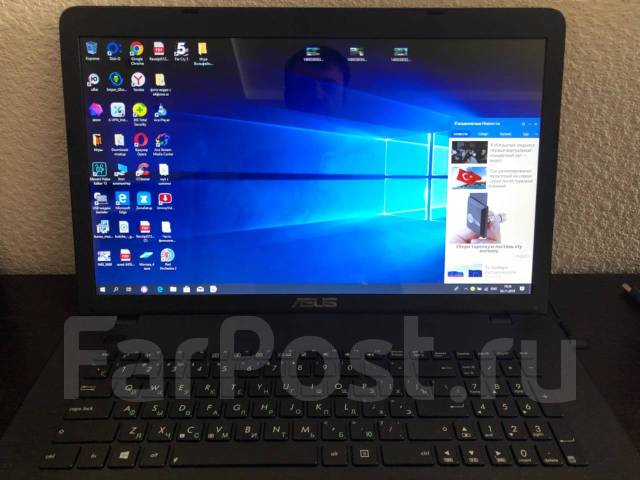 Asus. 17.3", 2,3����, ��� 8 ��, ���� 15 000���, WiFi: 1, Bluetooth: 1, ����������� �� 4��. ����