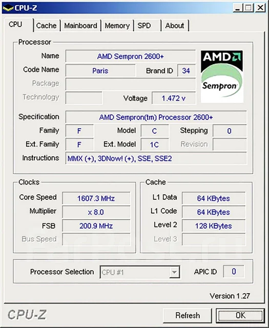 AMD Sempron 2600+ ����