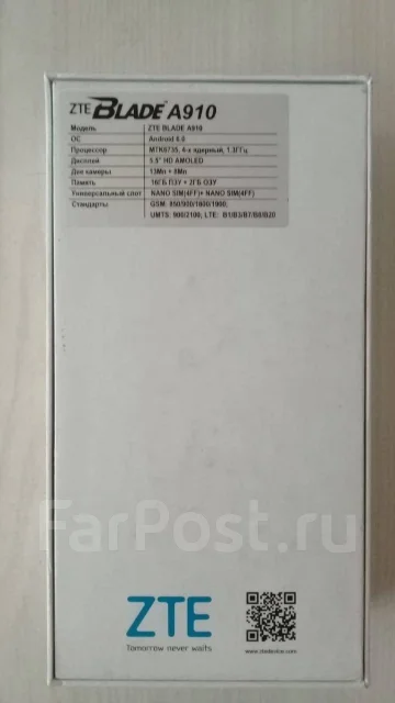 ZTE Blade A910. �/�, �����������, 3G, 4G LTE, Dual-SIM ����