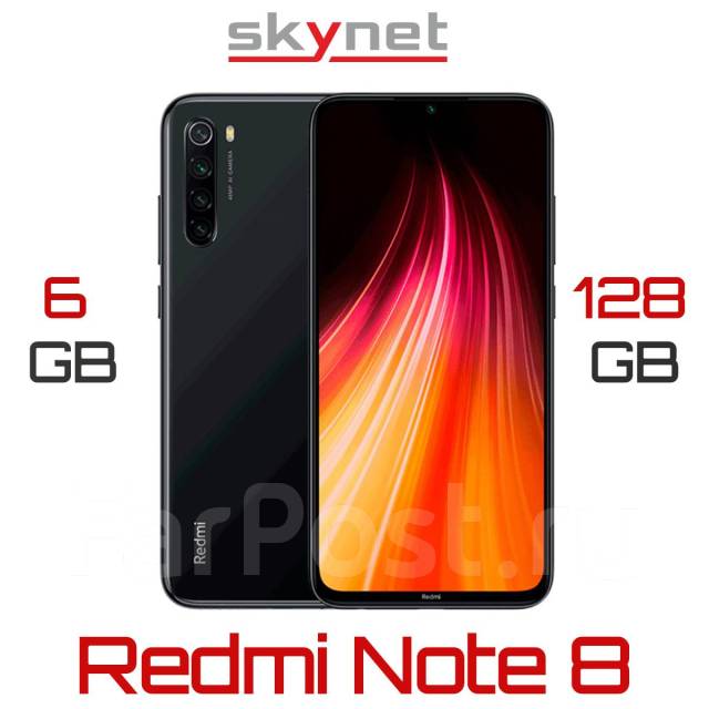 Xiaomi Redmi Note 8 6 128Gb Black. 6.30