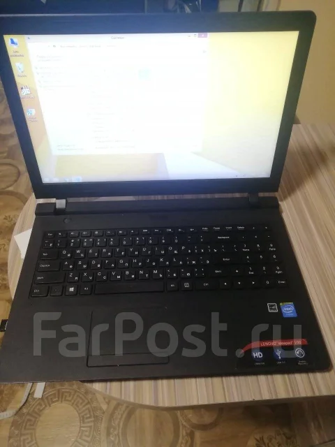 Lenovo IdeaPad 100. 15.6", 2,2����, ��� 4 ��, ���� 500���, WiFi: 1, Bluetooth: 1, ����������� �� 3��. ����