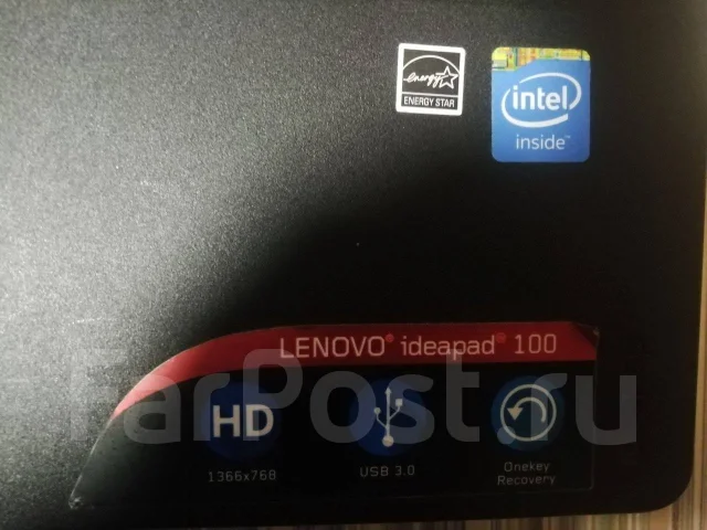 Lenovo IdeaPad 100. 15.6", 2,2����, ��� 4 ��, ���� 500���, WiFi: 1, Bluetooth: 1, ����������� �� 3��. ����