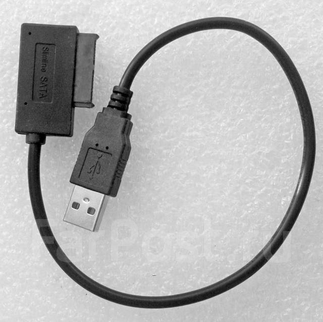 Переходник для подключения ноутбучного DVD SATA привода через USB ...