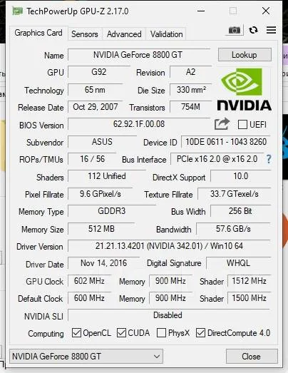 GeForce 8800 GT ����