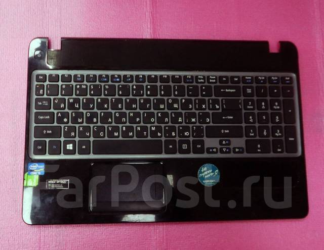 Removal снять клавиатуру keyboard packard bell acer