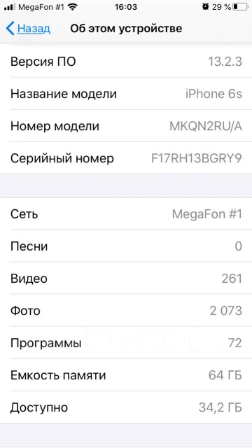 Apple iPhone 6s. �/�, �����������, 3G, 4G LTE ����