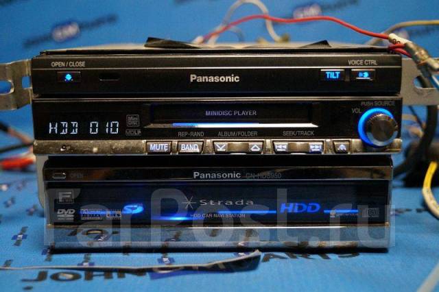 Магнитола Panasonic Strada CN-HDS950, 2 DIN — 178x100 мм, б/у, в наличии.  Цена: 6 000₽ в Новосибирске