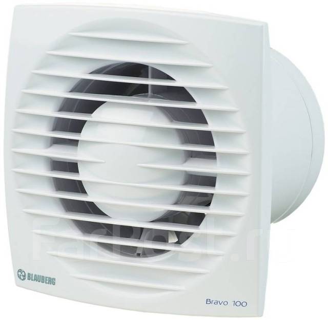 Вентиляция. Бытовой, накладной вентилятор вытяжной в ванную, санузел ...