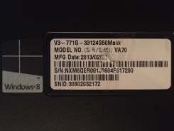 Acer Aspire V3-771G. 17.3", 2,5����, ��� 4 ��, ���� 500���, WiFi, Bluetooth, ����������� �� 4��. ����