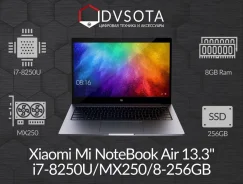 Xiaomi Mi Notebook Air 13.3. 13.3", ��� 8 ��, ���� 256���, WiFi: 1, Bluetooth: 1, ����������� �� 8��. ����