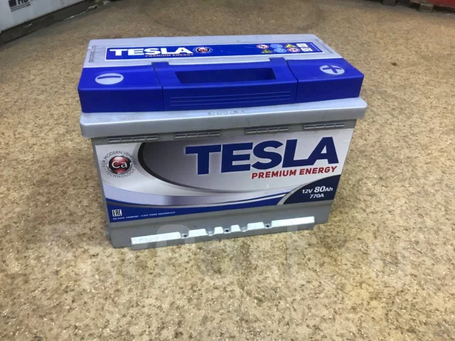 Аккумулятор tesla premium energy 75 а ч обратная полярность низкий