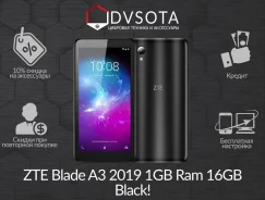 ZTE Blade A3 2019. �����, 16 ��, ������, 3G, 4G LTE, Dual-SIM