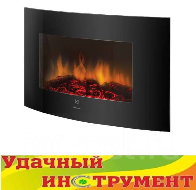 Обогреватель камин Elеctrolux EFP/W-1150URLS черный, 1,8кВт ,25м2 ...