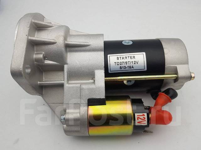 Стартер Nissan TD27 QD32 12V 9T 23300-1W400 купить во Владивостоке по ...