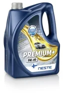 Neste Premium+. 5W-40, �������������, 4��. ����