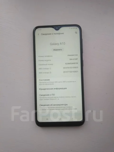 Samsung Galaxy A10. �/�, �����, 3G, 4G LTE, Dual-SIM, ���������� ����