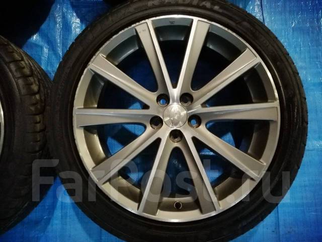 Красивые спортивные оригинальные диски Subaru, Japan, 18", 1 шт, 5x100 ...