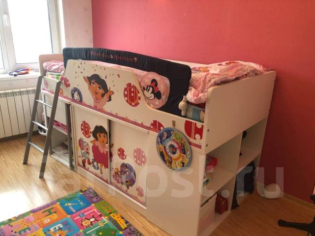 Кровать чердак для малышей от 2 лет