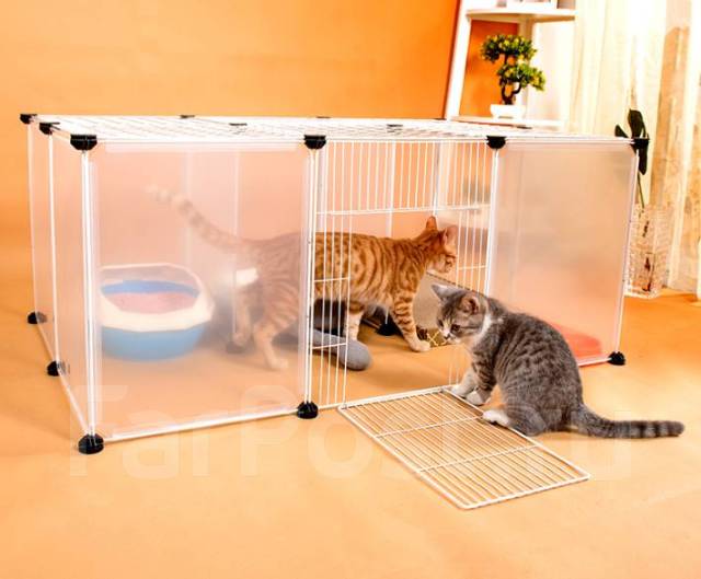 Вольер для кошек.105*70*45см, кошек, кроликов, под заказ. Цена: 5 000 ...