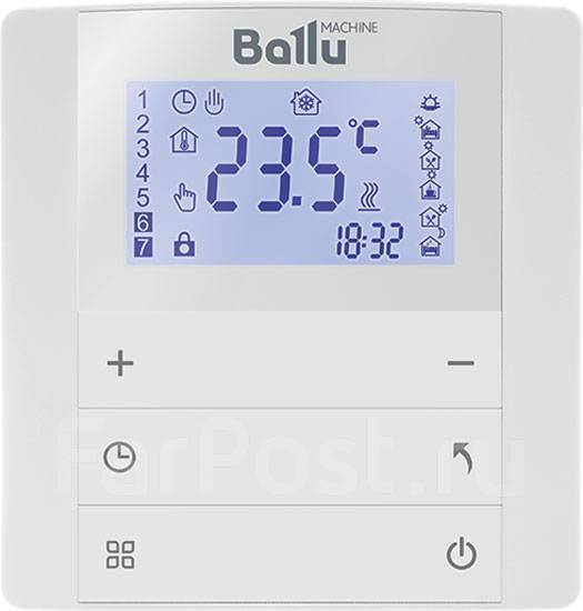 Термостат цифровой Ballu BDT-1 - Климатическое и отопительное ...