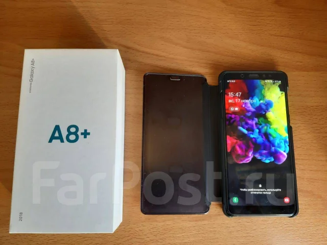 Samsung Galaxy A8+. �/�, ������, 3G, 4G LTE, Dual-SIM, ����������, NFC ����