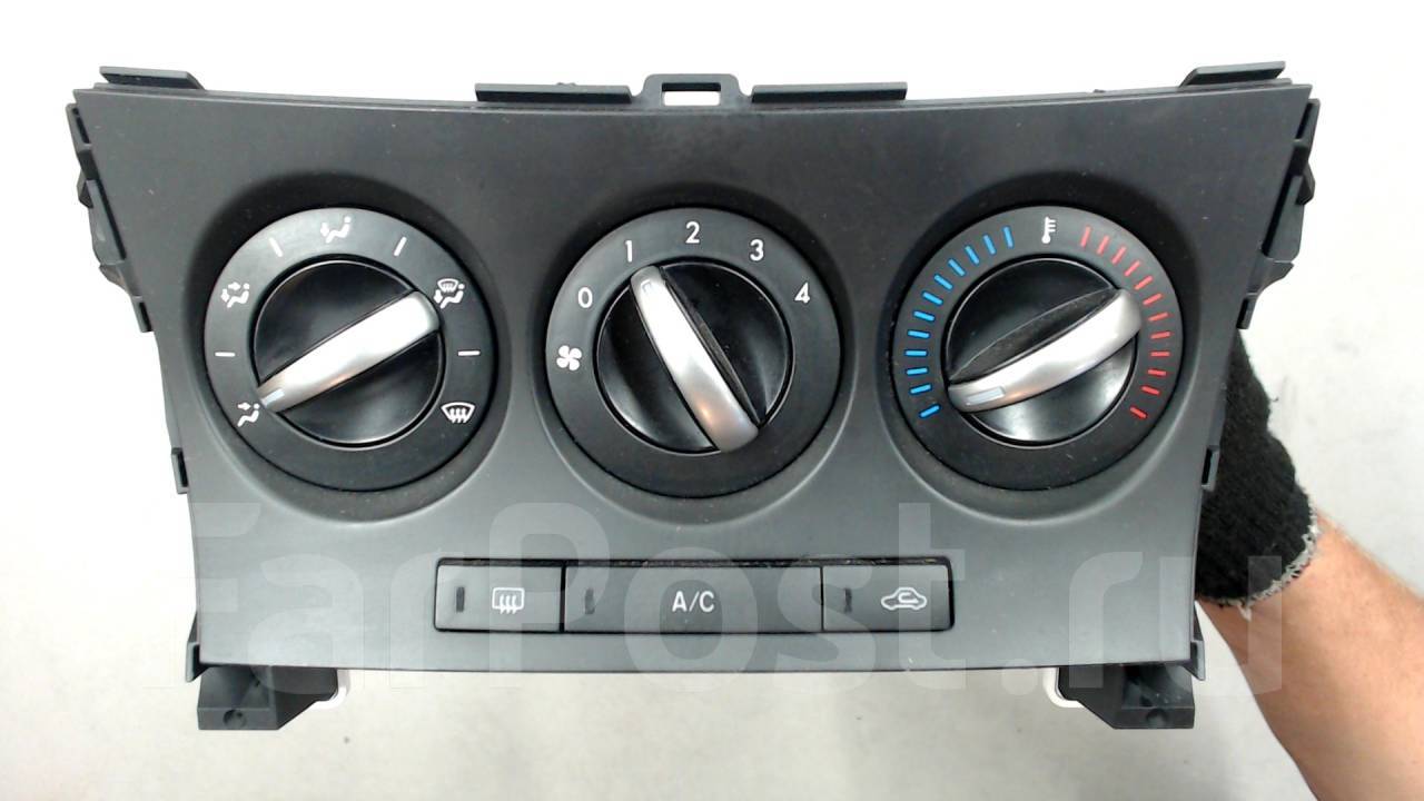 Установка крутилок "климат контроля" - Mazda 3 (1G) BK, 1,6 л, 2008 года аксессу
