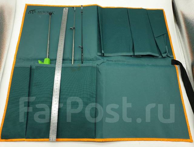 Чехол под 6 удочек с широкими карманами (нейлон), новый, в наличии во ...