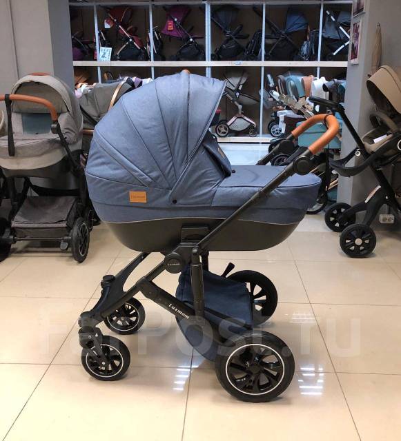Всесезонная коляска luxmom синяя 808 2в1, новый, под заказ. Цена: 29 ...