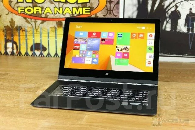 Lenovo Yoga. 14", 2,6����, ��� 8 ��, ���� 256���, WiFi: 1, Bluetooth: 1, ����������� �� 3��. ����