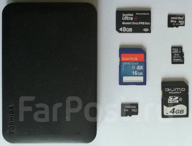 Восстановление данных, информации с жестких дисков, карт microSD и SD ...